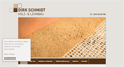 Desktop Screenshot of holz-lehmbau.com